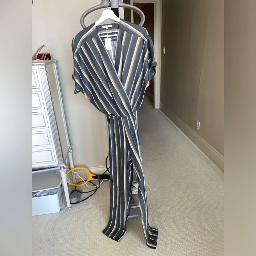 Maje combinaison Striped Jumpsuit